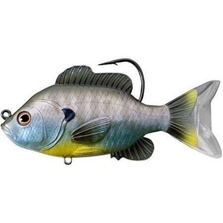 Livetarget Sunfish Swimbait, 4 38, 80 Hook, 78 Oz Natural Bluegill, Medium Slow Sinking SFS110MS563